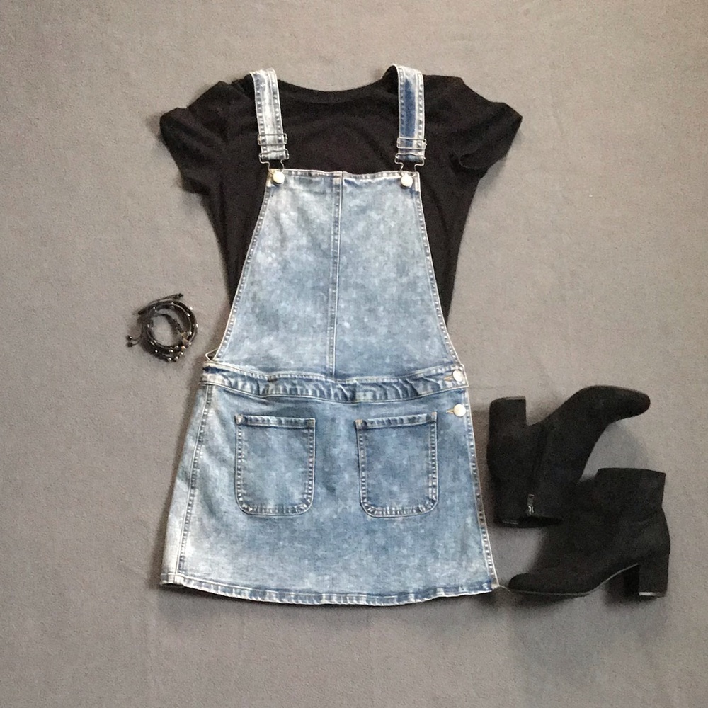 Denim Overall Dress